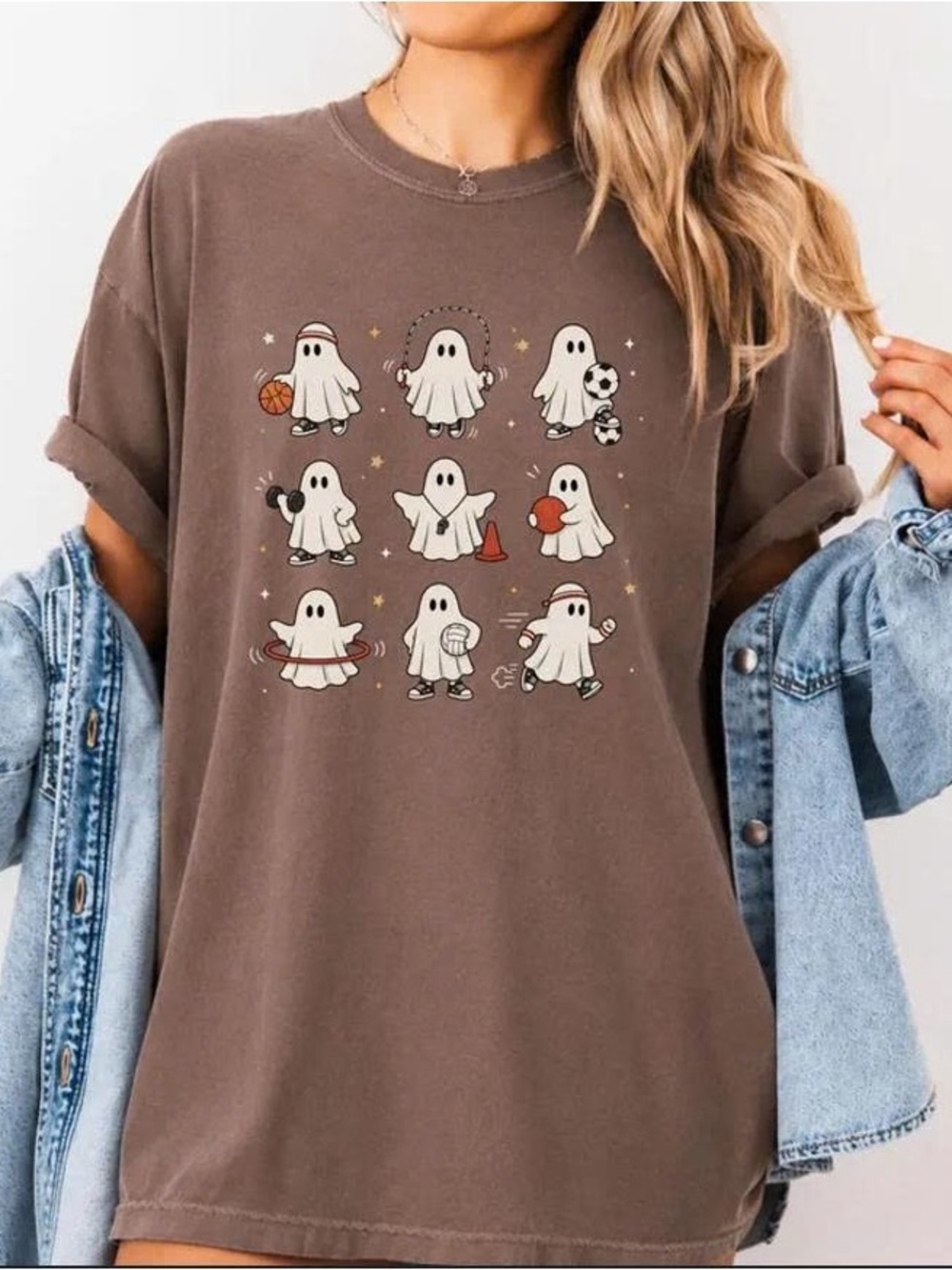 Brown Ghost Sports Graphic Tee